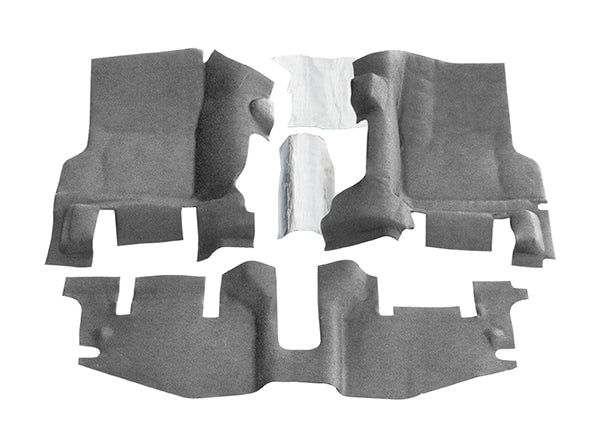 Product of BedRug BTTJ97F Dark Gray Direct-Fit Carpet