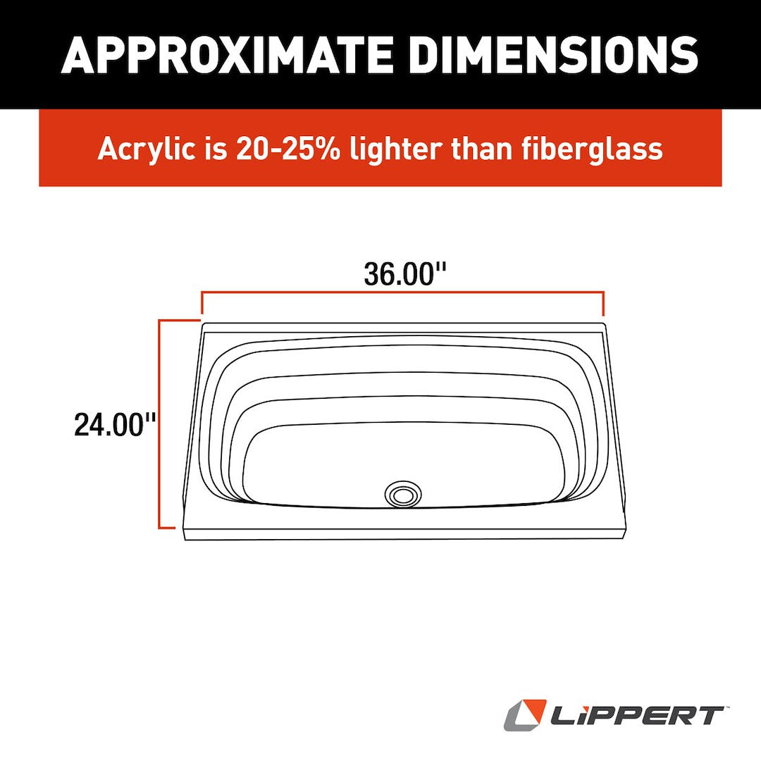 Lippert Components 209648 Bathtub||209648_4.Jpg||89||m6v209648||1457428