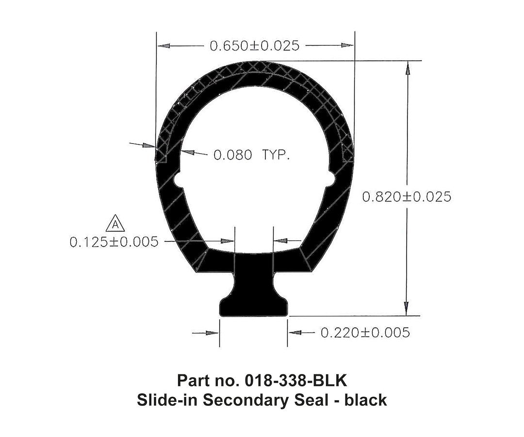 Product of Ap Products 018-338-Blk Slide Out Seal