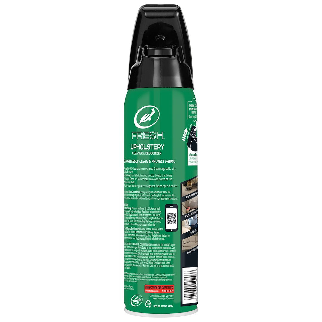 Turtle Wax Inc. 50798 Carpet Cleaner||50798_Fresh-Upholstery-Cleaner-And-Deodorizer-18oz_Pdp_Square_Tile2.Jpg||86||t2350798||1571763