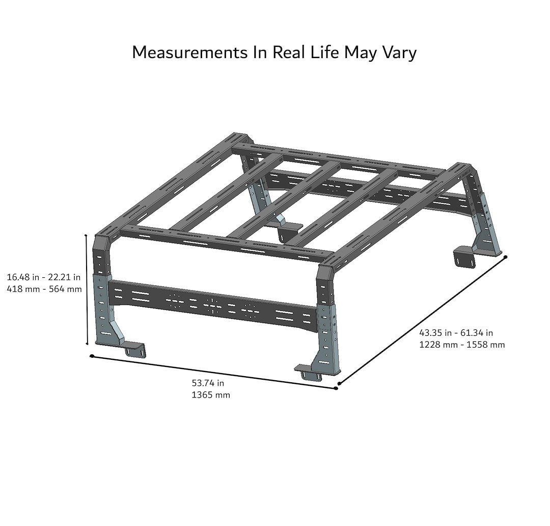 Product of Black Horse Offroad TR08B  Truck Bed Bar