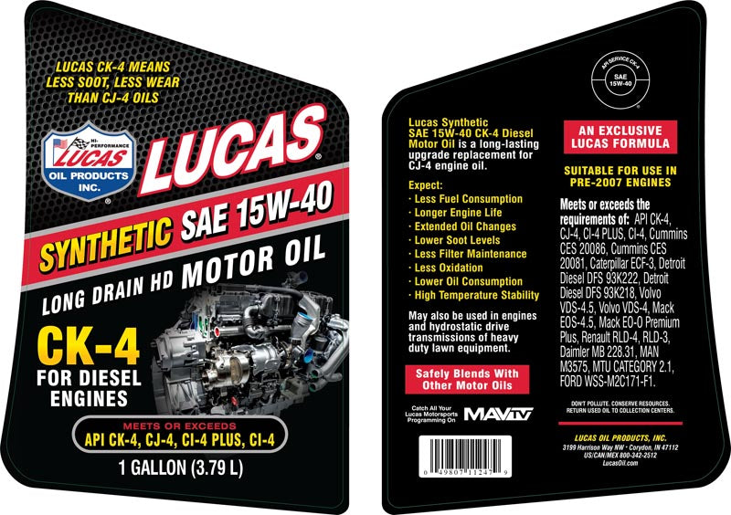 Product of Lucas Oil 11247 Oil