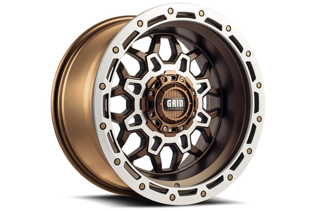 Product of Grid Wheels 20x10 Bronze With Natural Accents Wheel - Not Applicable Bolt Pattern