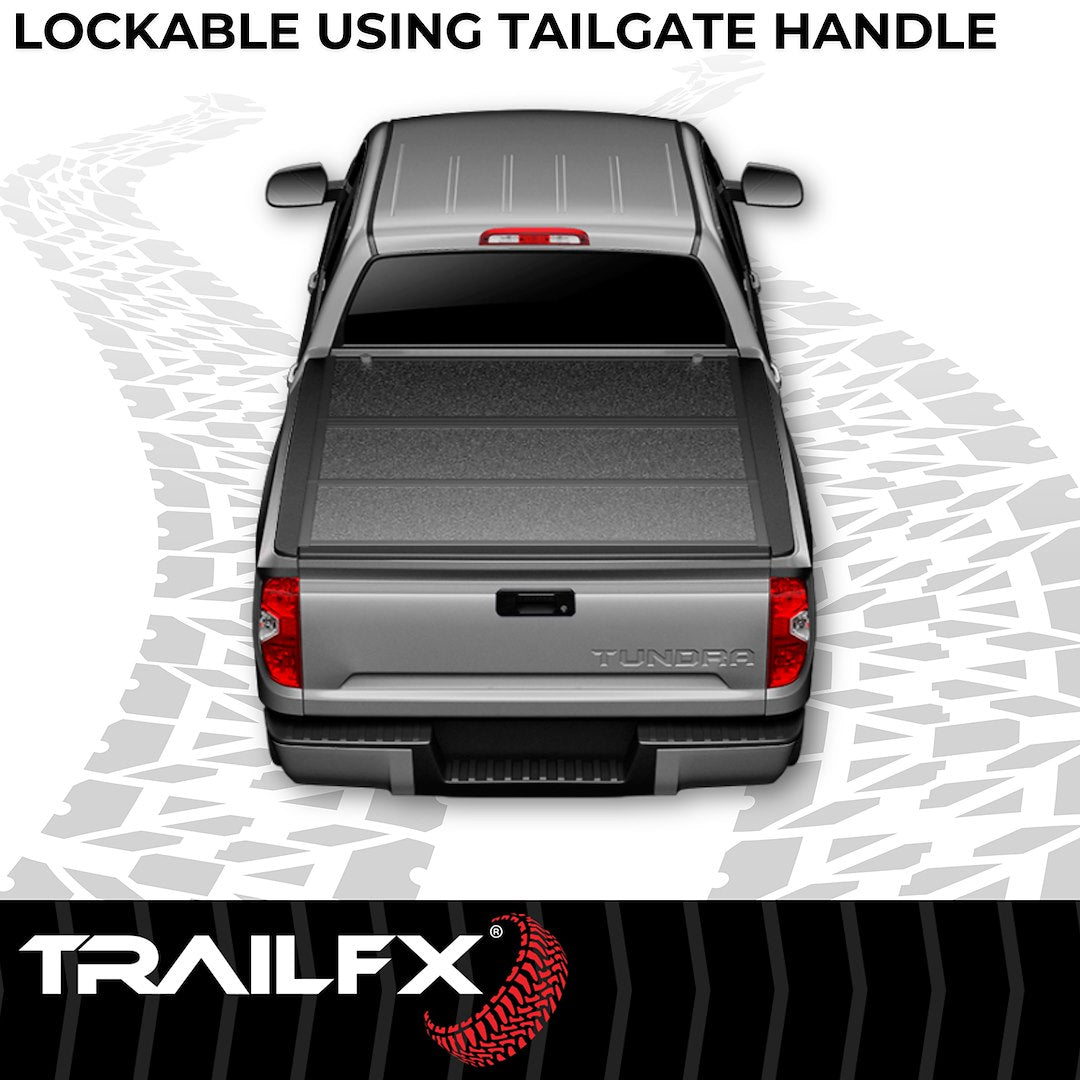 Product of TrailFX TFX Standard Flush Tri-Fold Hard Folding TFX5523 Tonneau Cover