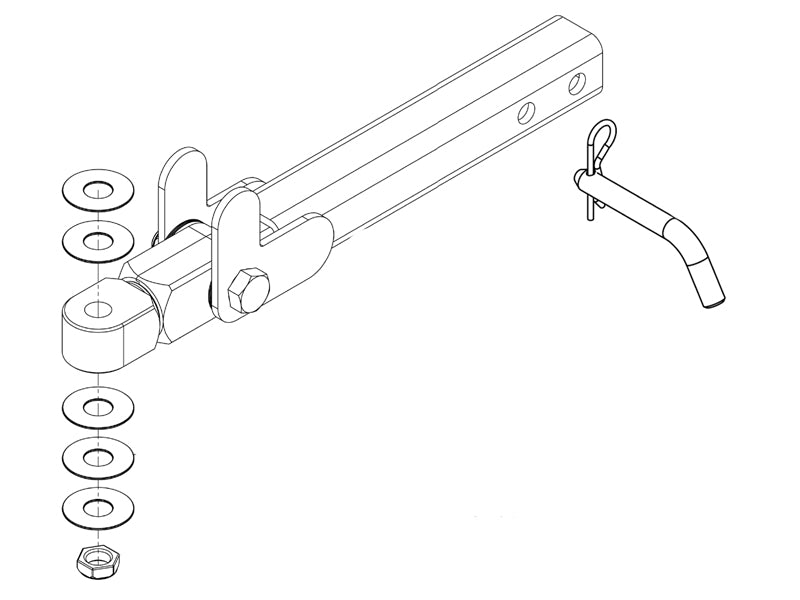 Product of Blue Ox Bx88395 Tow Bar Hitch Connector