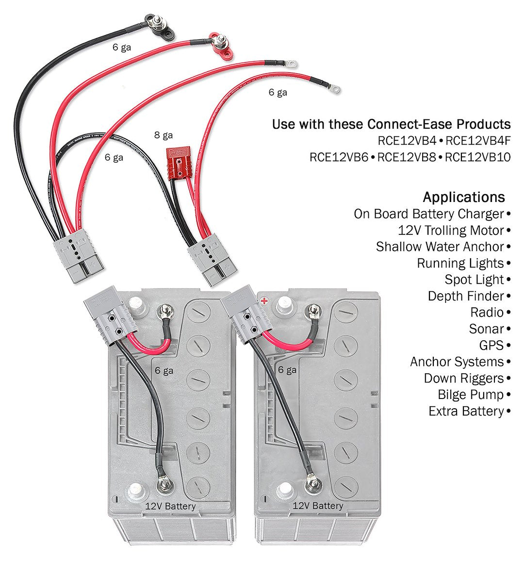 Connect-Ease Rce12vbm6ik Battery Connection Harness||rce12vbm6ik_1.Jpg||86||conce12vbm6ik||1102579