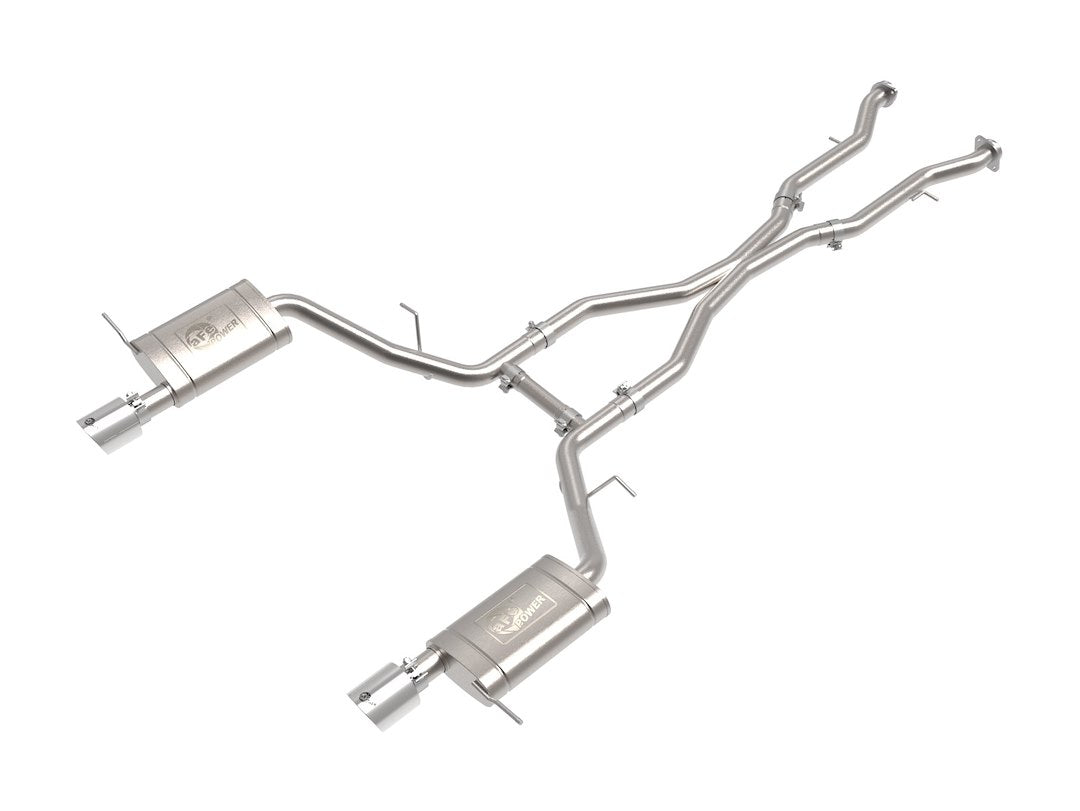 Product of Advanced FLOW Engineering 49-32086-P Mach Force XP Cat Back System Dual Exhaust System Kit