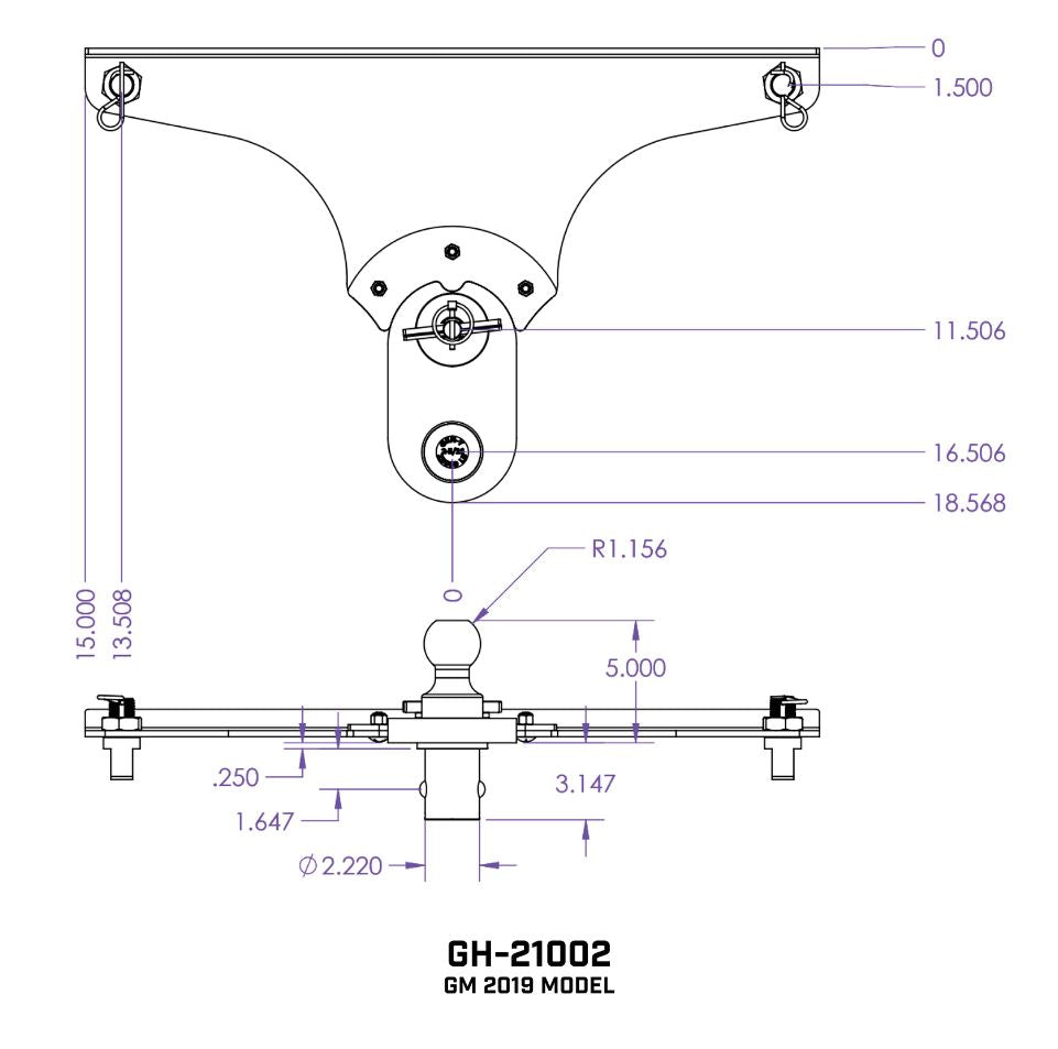 Gen-Y Hitch Gh-21002 Gooseneck Trailer Hitch Ball||gh-21002_4.Jpg||89||gyhgh21002||1003256