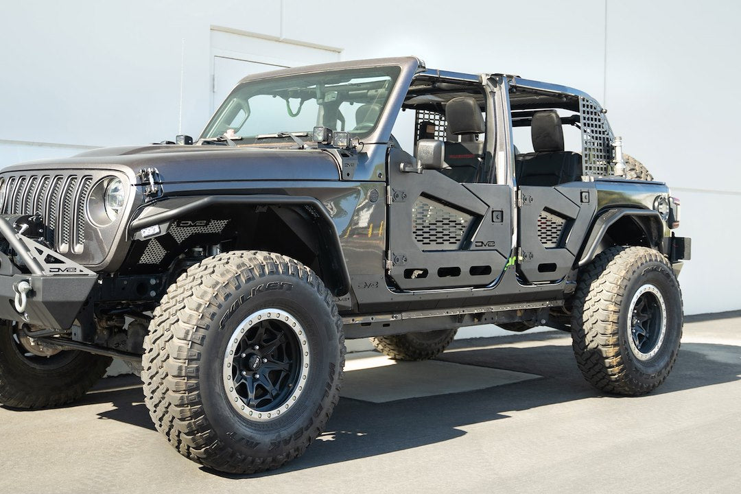 Dv8 Offroad Srjl-09 Rocker Panel Guard||2018-2023-Jeep-Wrangler-Jl-4-Door-Rock-Skins_Installed-06.Jpg||95||dv8srjl09||1629310
