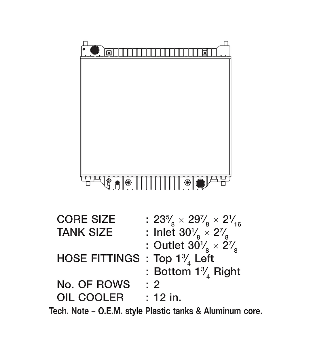 Product of Csf 3111 Radiator
