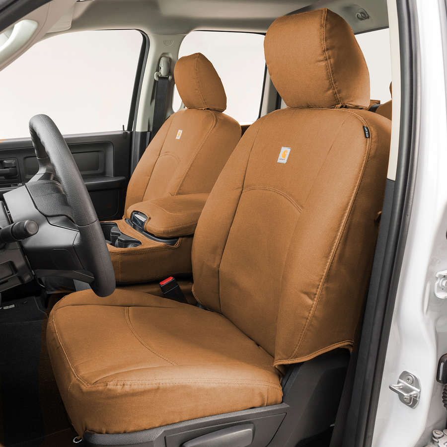 Product of Covercraft GTC4201ABCABN Carhartt® PrecisionFit® Carhartt Brown Duck Weave Fabric Seat Cover