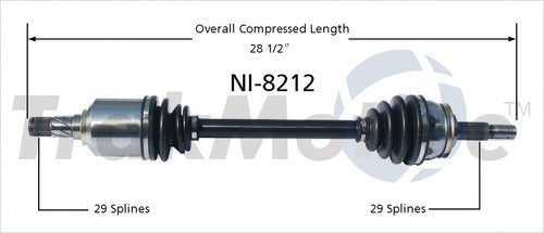 Trakmotive Ni-8212 Cv Axle Shaft||ni-8212.Jpg||85||trkni8212||2261528