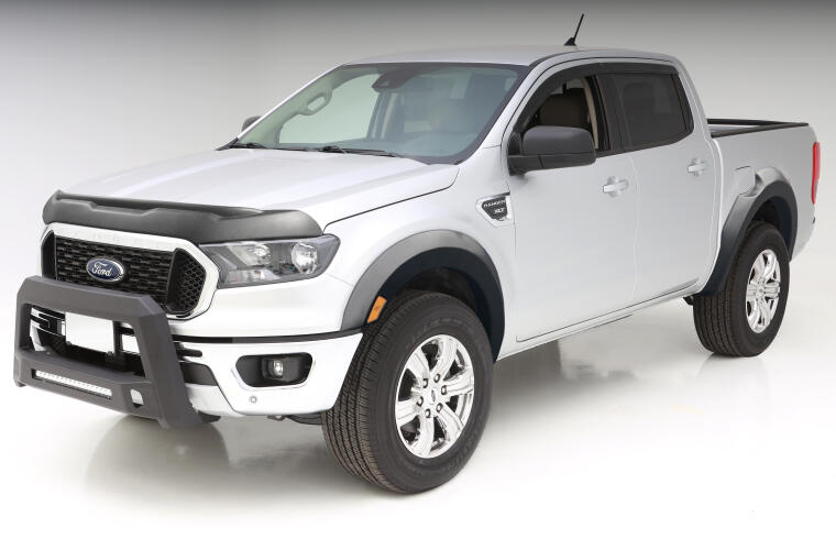 Product of Bushwacker 20953-02 Non-Exposed Fasteners Black Fender Flare - Set Of 4