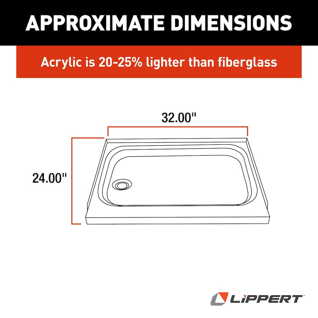 Product of Lippert Components 210369 Shower Pan