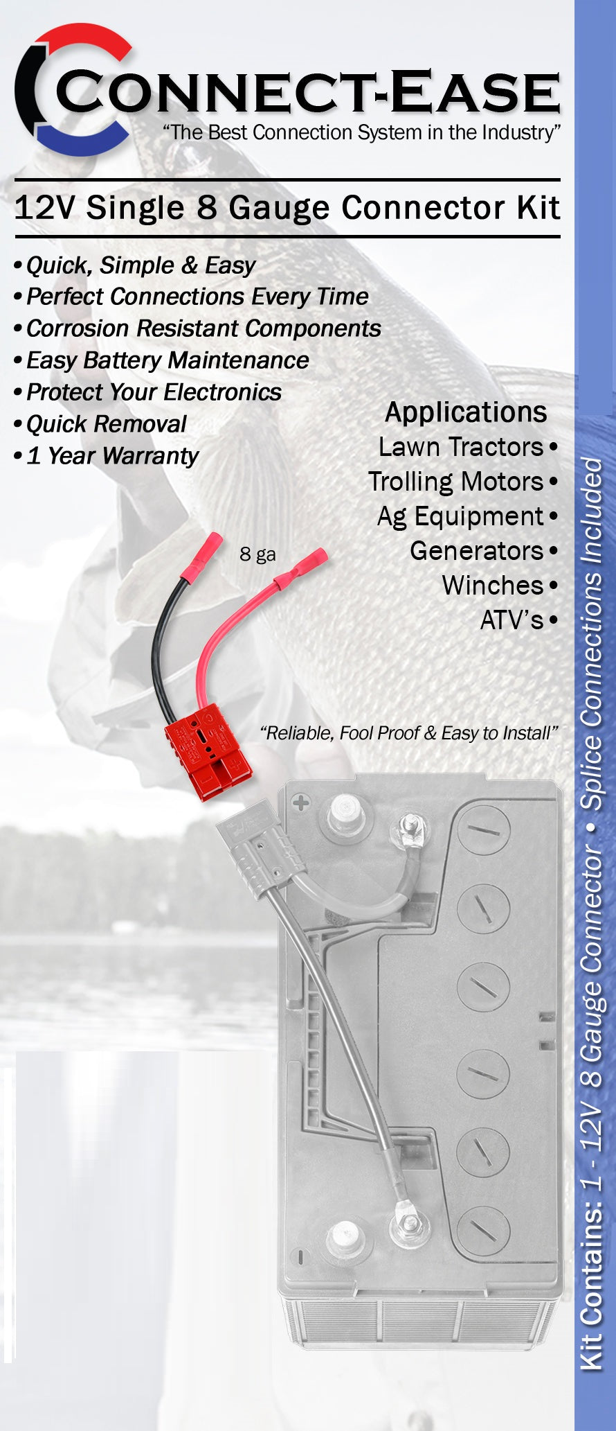 Product of Connect-Ease Rce12vb8 Battery Connection Harness