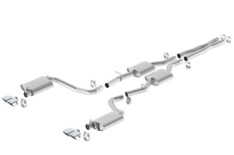 Product of Borla 140628 ATAK ® Series Cat Back System Dual Exhaust System Kit