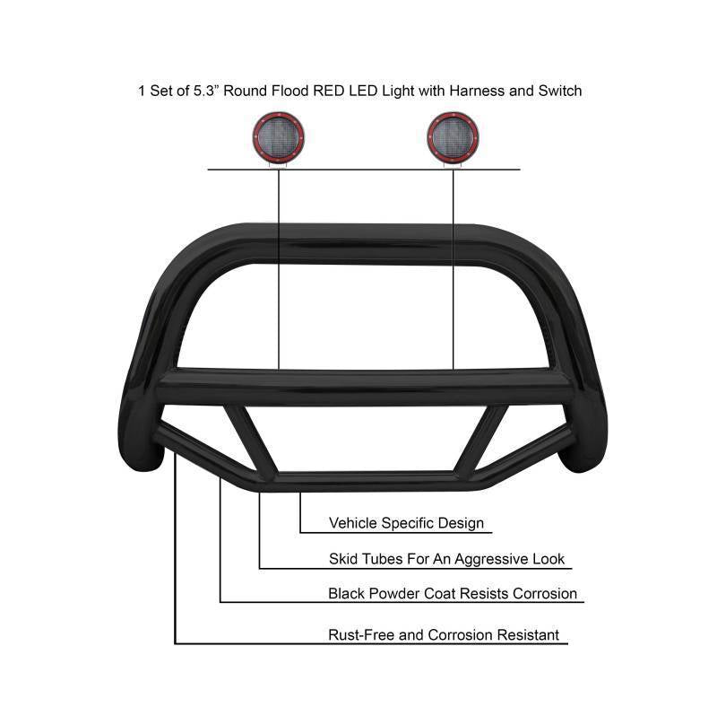 Black Horse Offroad Mbb-Jeb9106-Plfr Bull Bar||mbb-Jeb9106-Plfr_6.Jpeg||90||blkbjeb9106pr||1649356