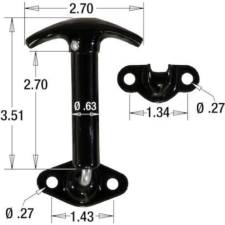 Buyers Products Wj96wcb Hood Latch||wj96wcb_7.Jpg||92||b83wj96wcb||2212824