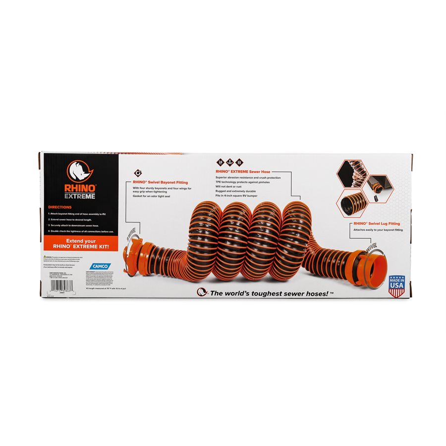 Product of Camco 39863 10 Feet Black Sewer Hose Yes