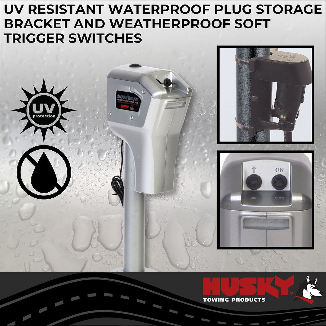 Product of Husky Towing 82084 4000 Pound Electric Trailer Tongue Jack