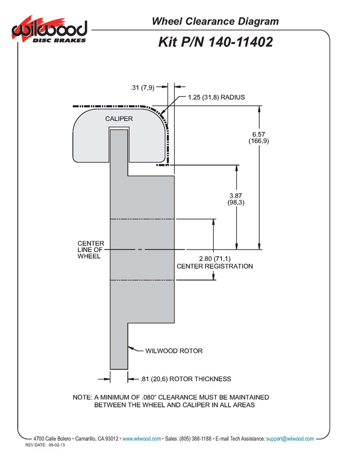 Product of Wilwood Brakes 140-11402-D Brake Conversion Kit