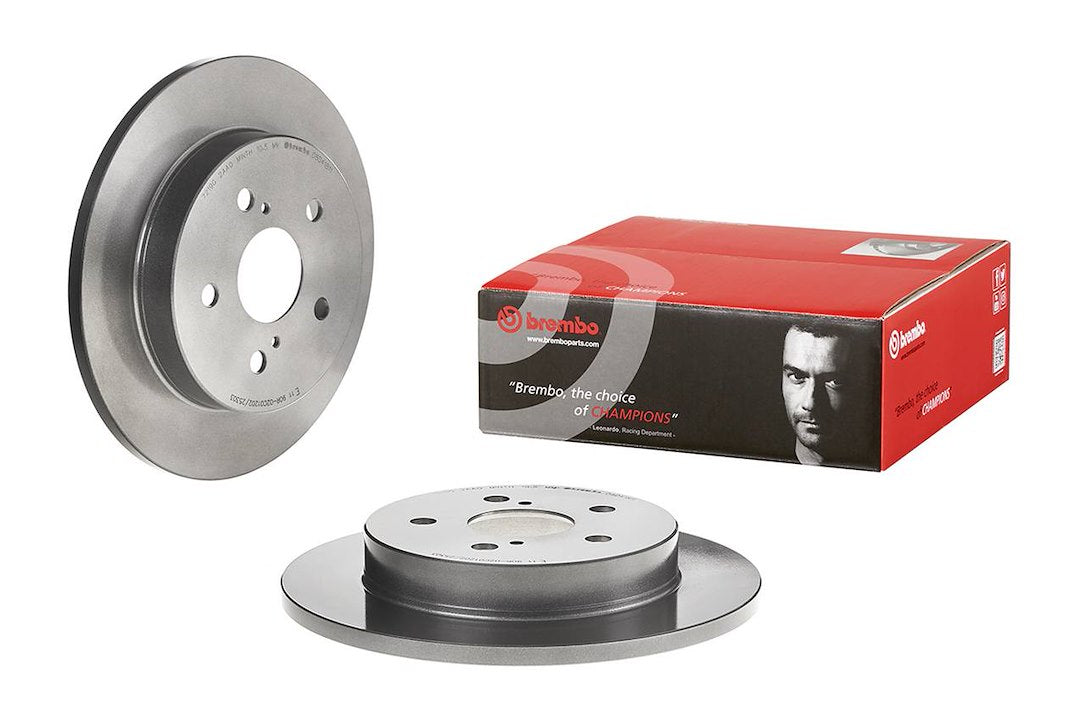 Product of Brembo 08D41811C02 Solid 1 Piece Brake Rotor