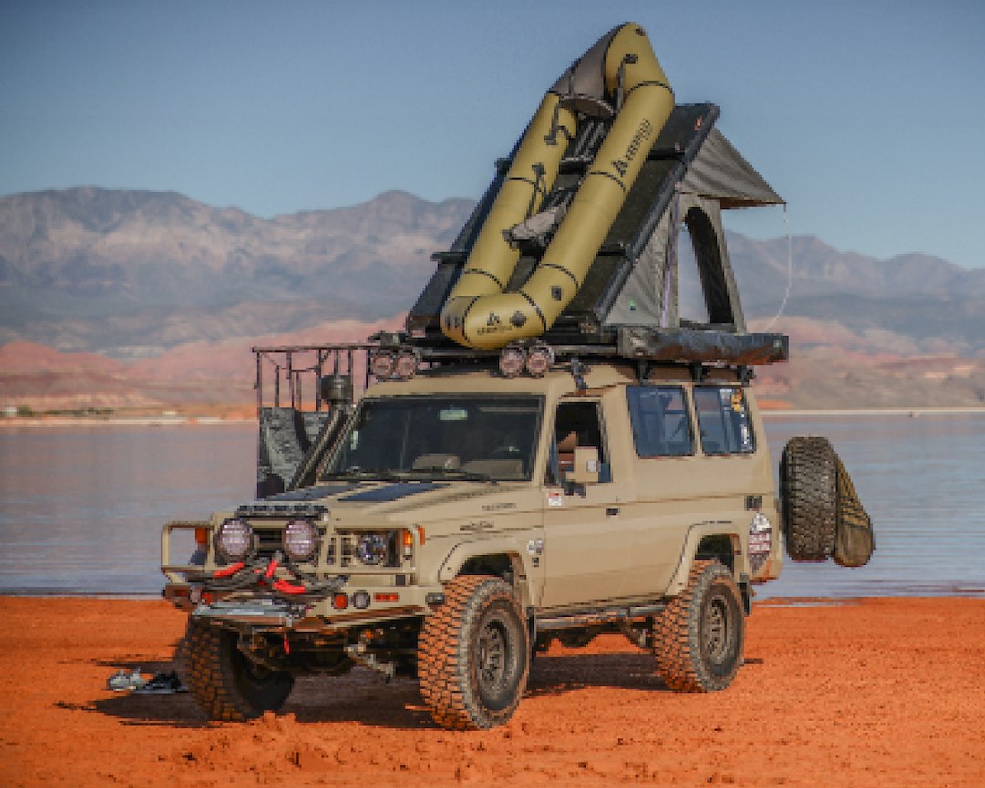 Product of Overland Vehicle Systems 18099901 Vehicle Rooftop Polyester Tent Sleeps 2 Adults