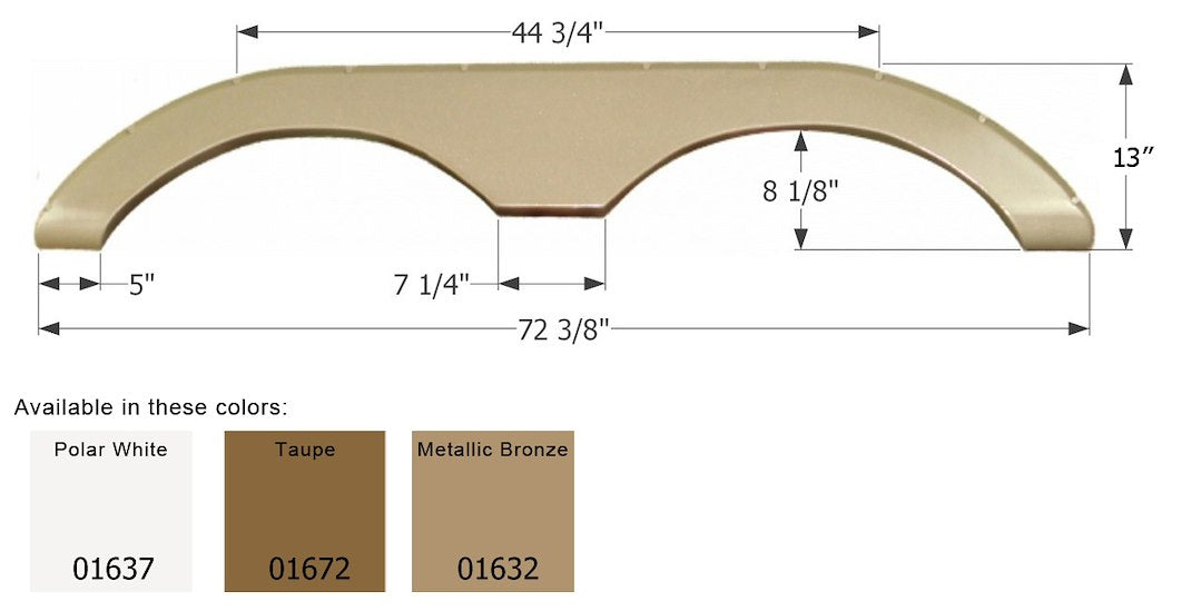 Product of Icon 01672 Fender Skirt