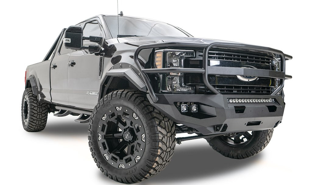 Product of Fab Fours DR10-X2950-1 Matrix Series Steel Powder Coated Bumper