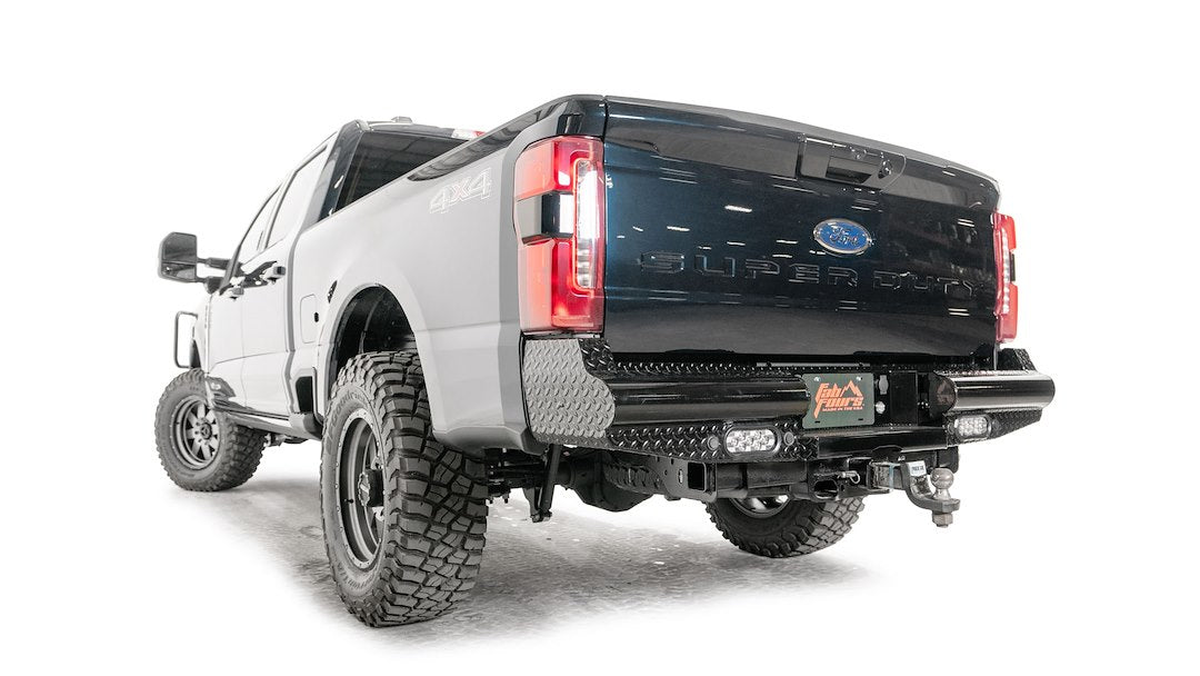 Product of Fab Fours FS23-T5950-1 Black Steel Steel Gloss Powder Coated Bumper