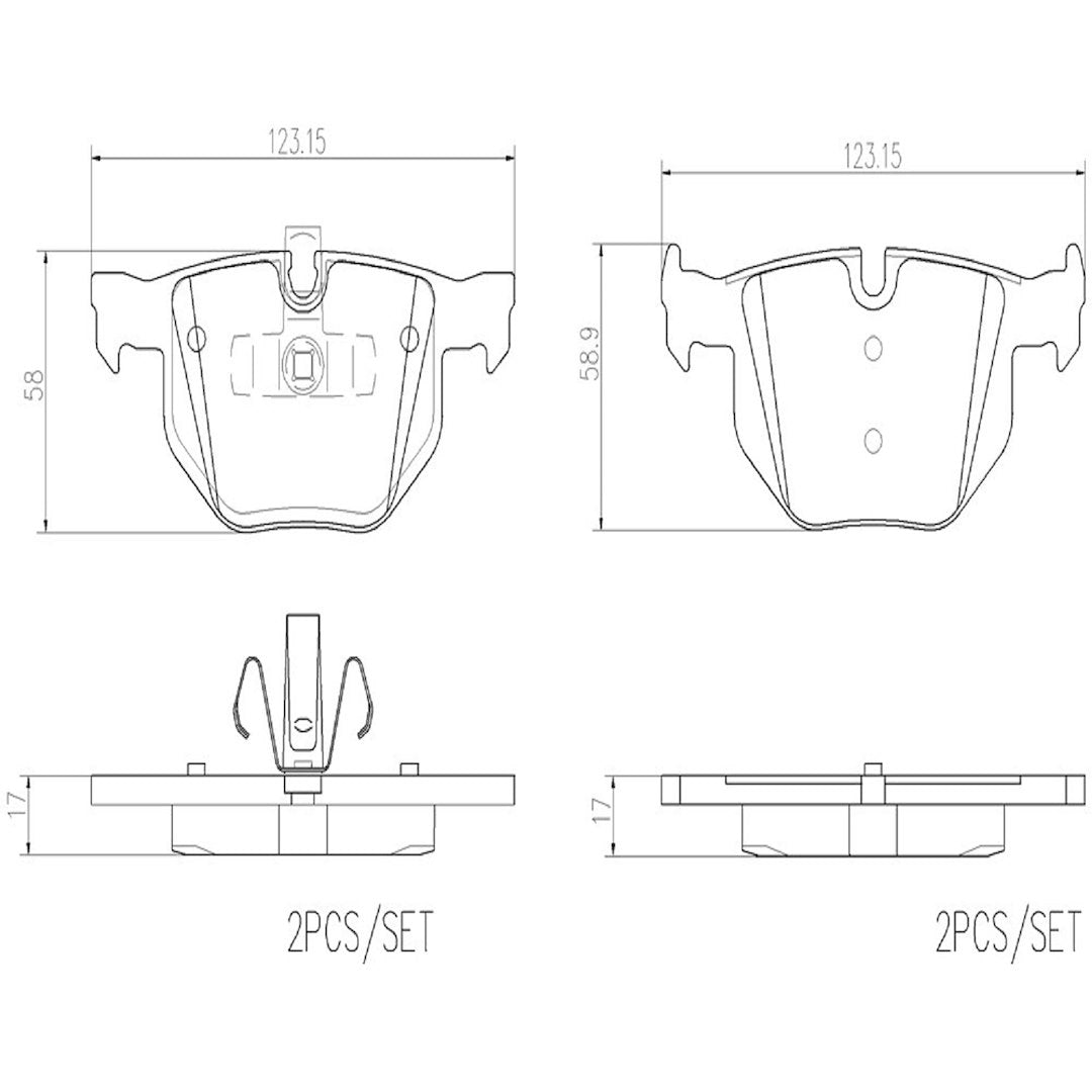 Brembo P06039n Brake Pad||p06039n_Drw.Jpg||91||brmp06039n||1752244