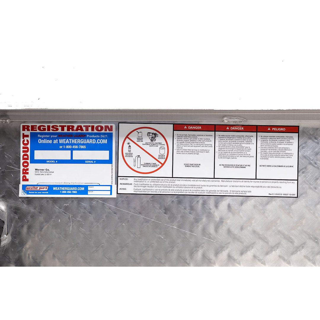 Product of Weather Guard (Werner) 178-0-04 Low Profile Toolbox