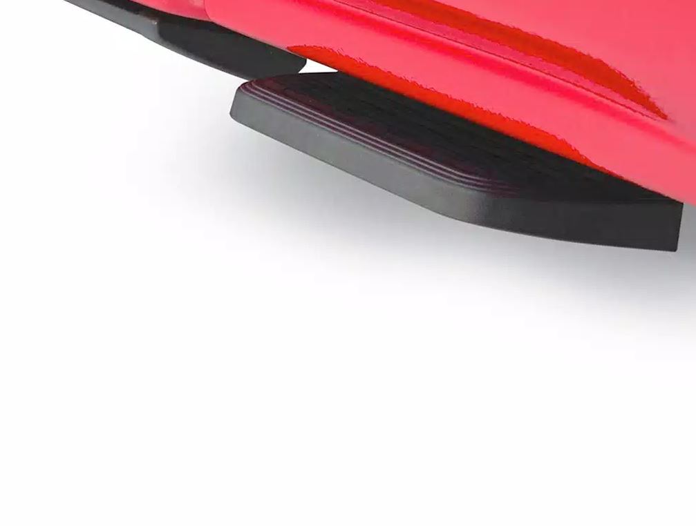 Product of Amp Research 75418-01A Black Powder Coated Die Cast Aluminum Truck Step