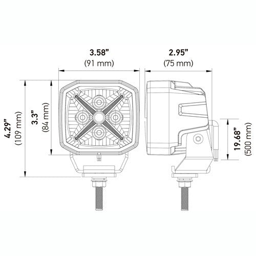 Product of Hella 358233841 Driving/ Fog Light