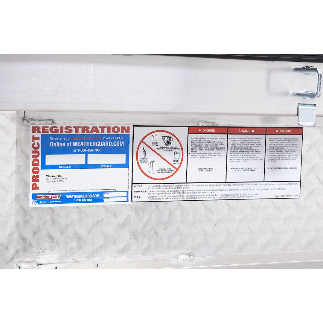 Product of Weather Guard (Werner) 121-0-04 Low Profile Toolbox