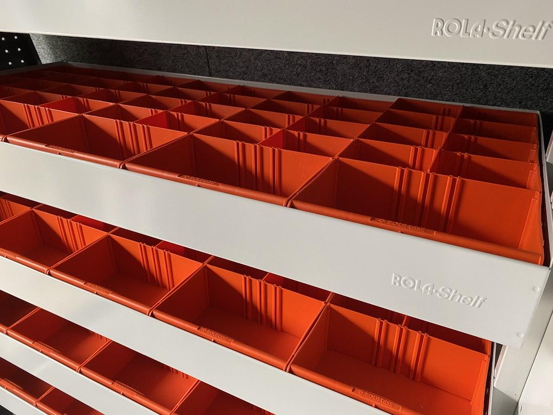 Product of Rolacase Rp428 Van Storage System Shelf Bin Box