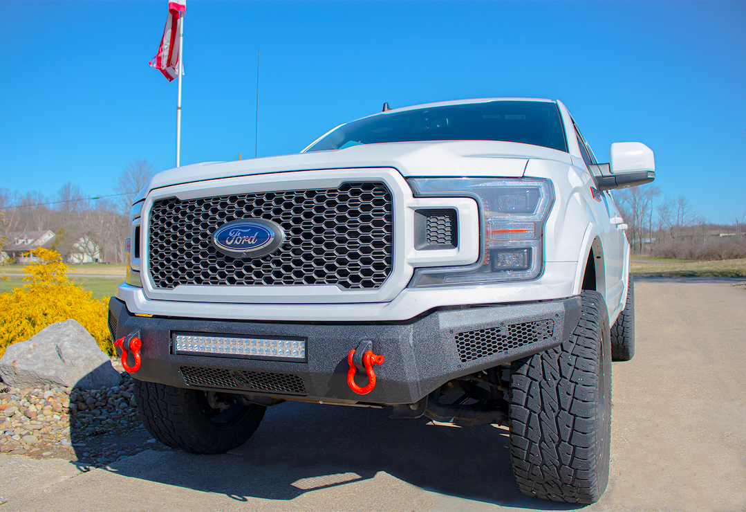 Product of Fishbone Offroad FB22390 Pelican Steel Textured Powder Coated Bumper