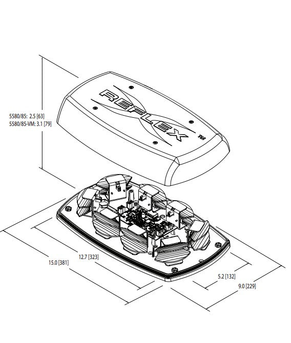 Ecco Electronic 5580ca Warning Light||5580ca_2.Jpg||87||e515580ca||1665361