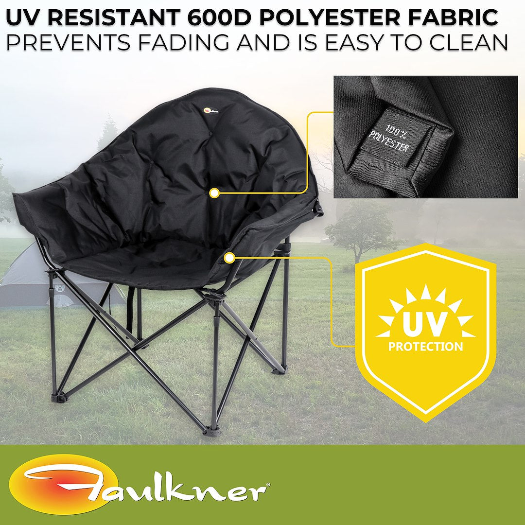 Faulkner 49570h Camping Chair||flk_49570h_Big Dog Bucket Chair_Black_B2c_6.Jpg||90||flk49570h||1595030