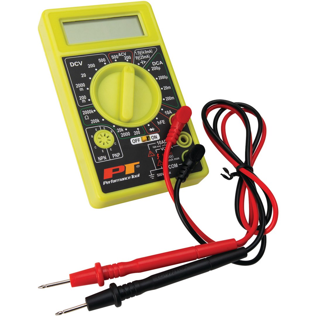 Performance Tool W2974 Electrical Multi-Tester||w2974_1.Jpg||86||ptlw2974||1590197