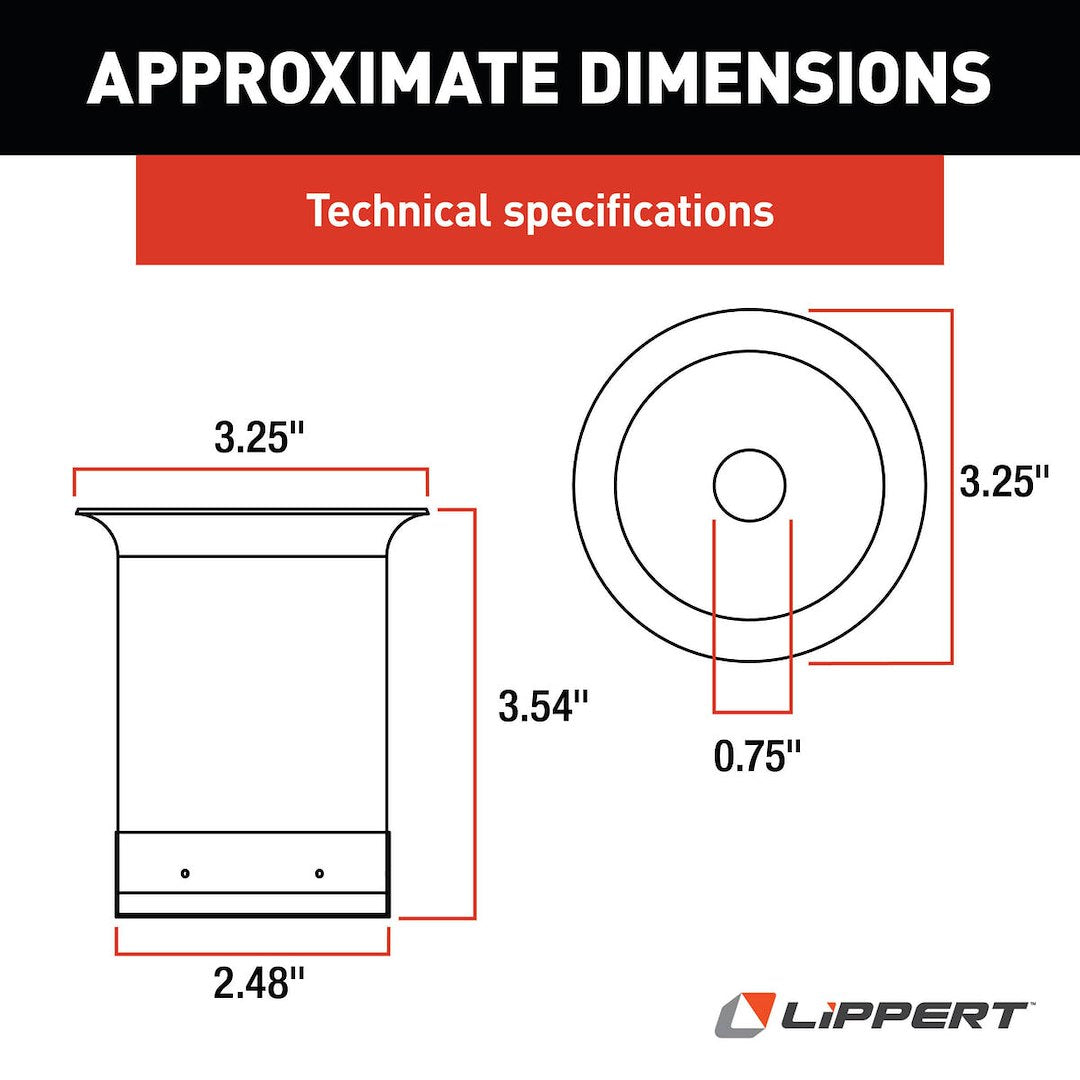 Product of Lippert Components 122840 Slide Out Stop