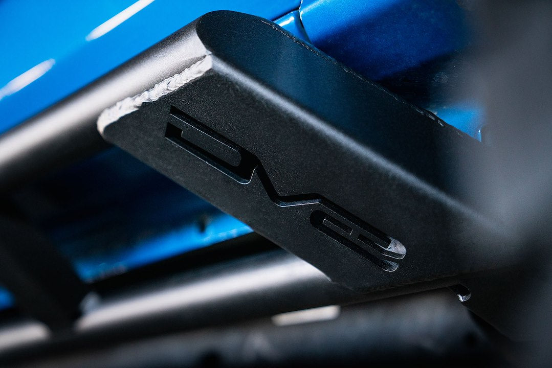 Product of DV8 Offroad SRBR-01 Black Steel Round Rocker Panel Guard