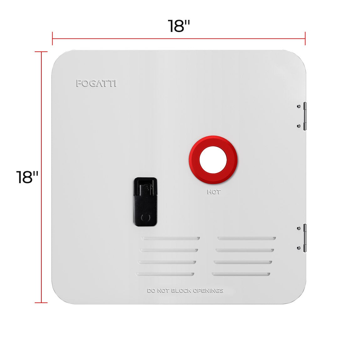 Fogatti Fswd-1818/White Water Heater Access Door||fswd1818white-2.Jpg||86||f7ffswd1818wh||1109771