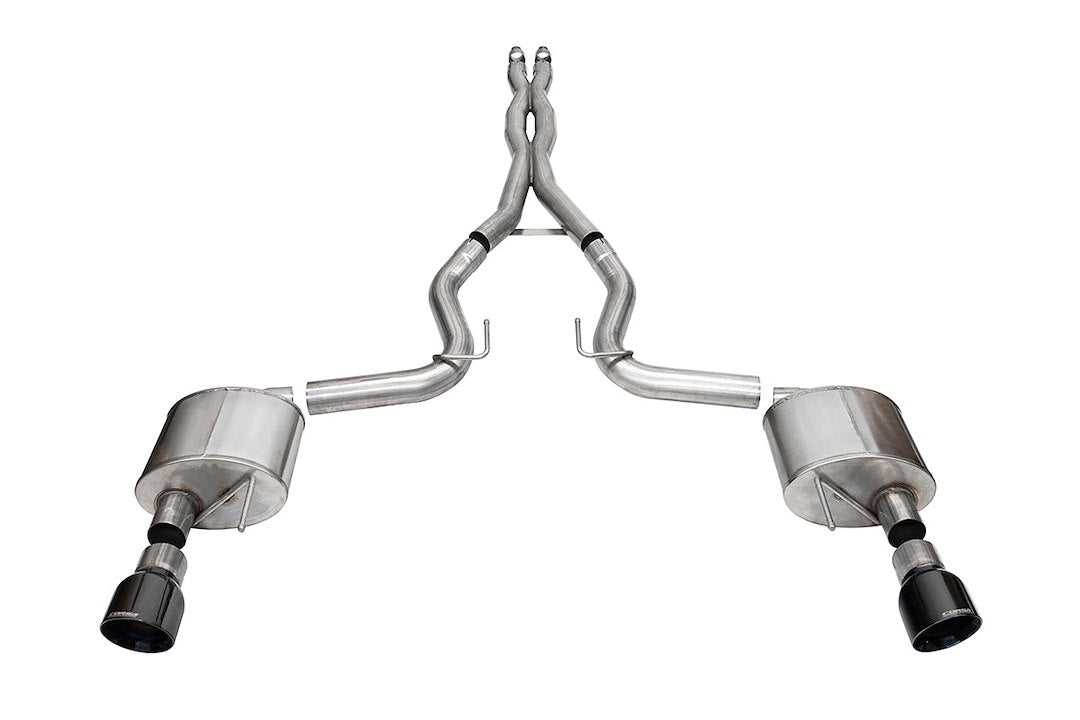 Product of Corsa Performance 21250BLK Xtreme Cat Back System Exhaust System Kit