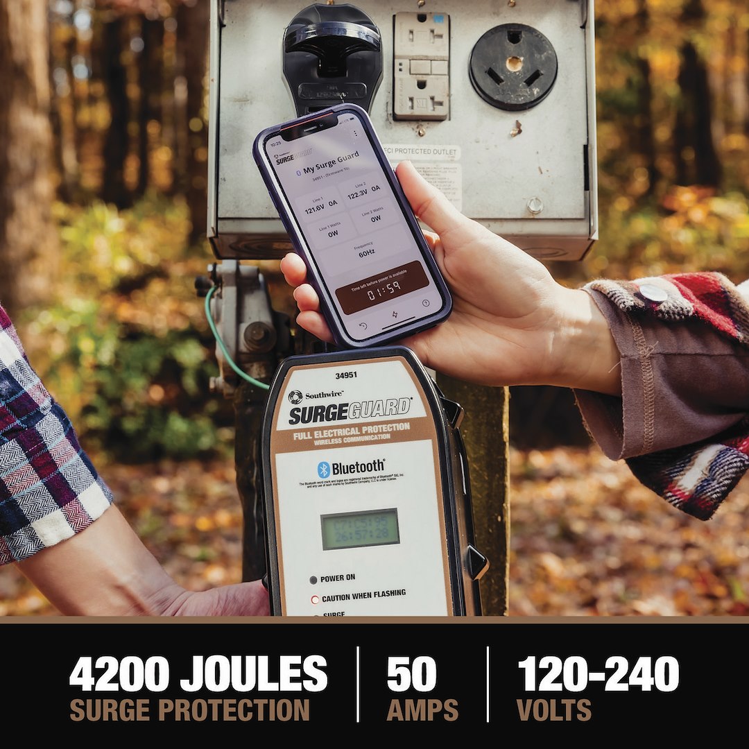 Product of SouthWire Corp. 34951 240 Volt 50 Amp Surge Protector