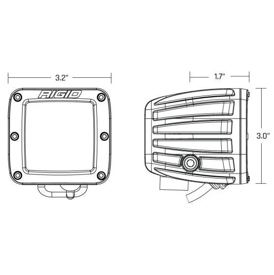Rigid Lighting 20252 Driving/ Fog Light||20252_2.Jpg||87||r2g20252||1140921