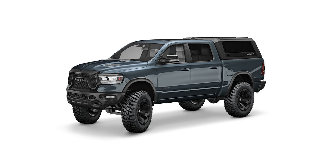 Product of SmartCap EV1000-MB Black Stainless Steel 5-Piece Truck Cap