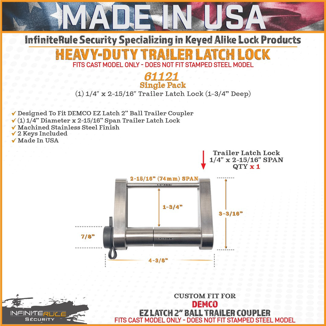 Infiniterule 61636-Bx Trailer Hitch Lock||61636-Bx_3.Jpg||88||inf61636bx||2254503