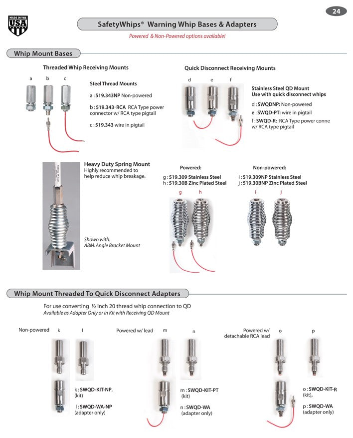Driver Industrial Opco Llc 519.30b Warning Whip Base||guide-Sw-Whip-Bases-And-Adapters-Reva.Jpg||88||drv51930b||2061867