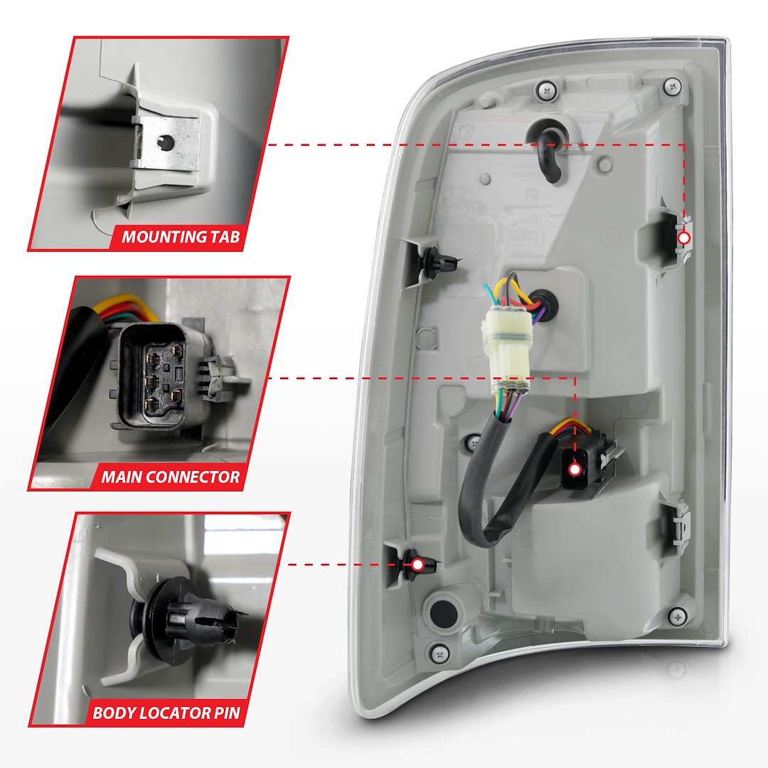 Product of ANZO USA 311470 Tail Light Assembly